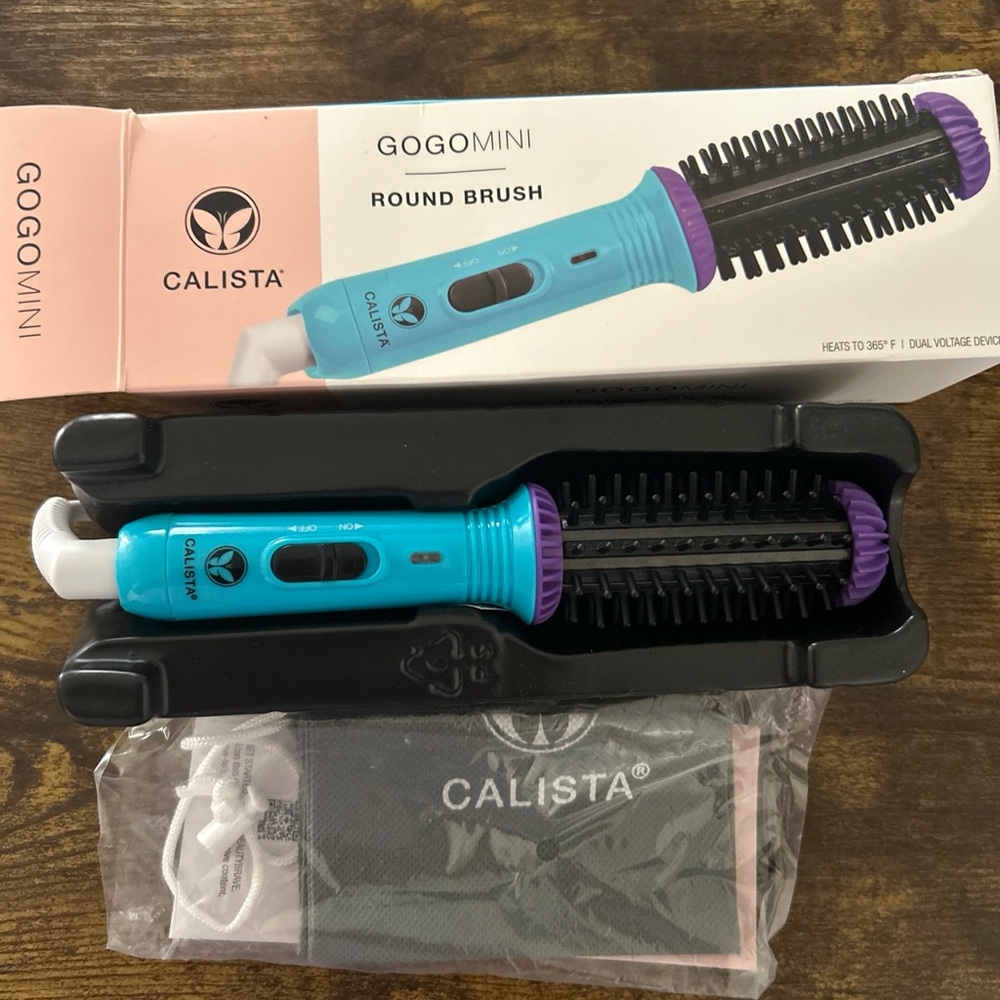 Calista GoGoMini Round Brush - Blue and Purple
